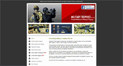 Desktop Screenshot of militarytrophies.com.au